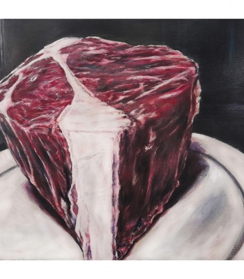 Entrecôte, Kunstdruck A4