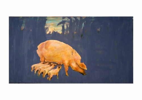 Abendbrot, Kunstdruck A4 (29,7 x 21 cm)