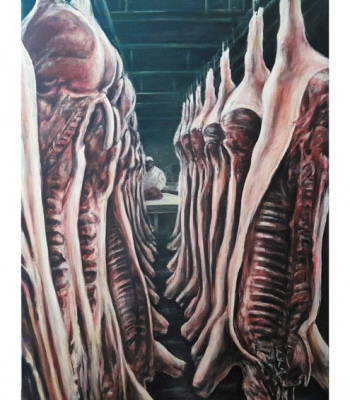 Korridor, Kunstdruck A4