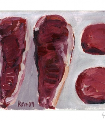 Fleischstücke 1, Kunstdruck A2 