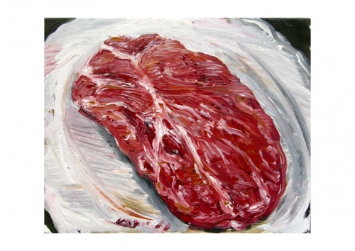 Nackensteak, Kunstdruck A4 (29,7 x 21 cm)