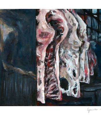 Fleischstücke, Kunstdruck A2 