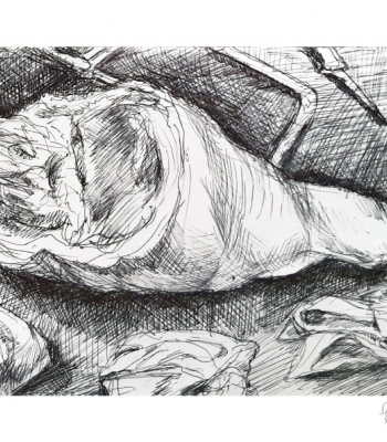 Haxe Studie, Kunstdruck A2