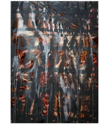 Schweinehälften 2, Kunstdruck A2 