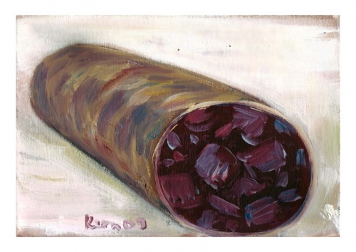 Blutwurst, Kunstdruck A4 (29,7 x 21 cm)