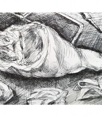 Haxe Studie, Kunstdruck A4