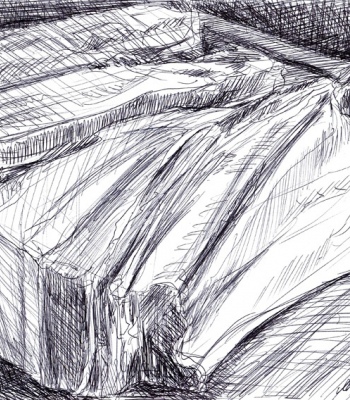 Hohe Rippe, Original - Zeichnung