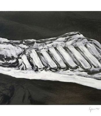 Fleischschuh, Kunstdruck A3