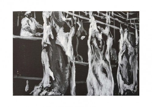 Rinder, Kunstdruck A4 (29,7 x 21 cm)