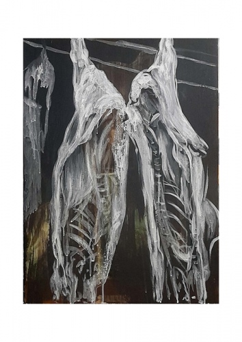 Fleischpaar, Kunstdruck A4 (29,7 x 21 cm) 