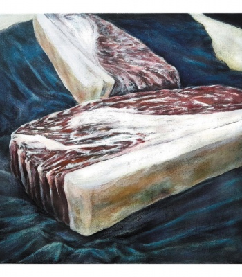 Wague und Dry Aged Beef, Kunstdruck A4 